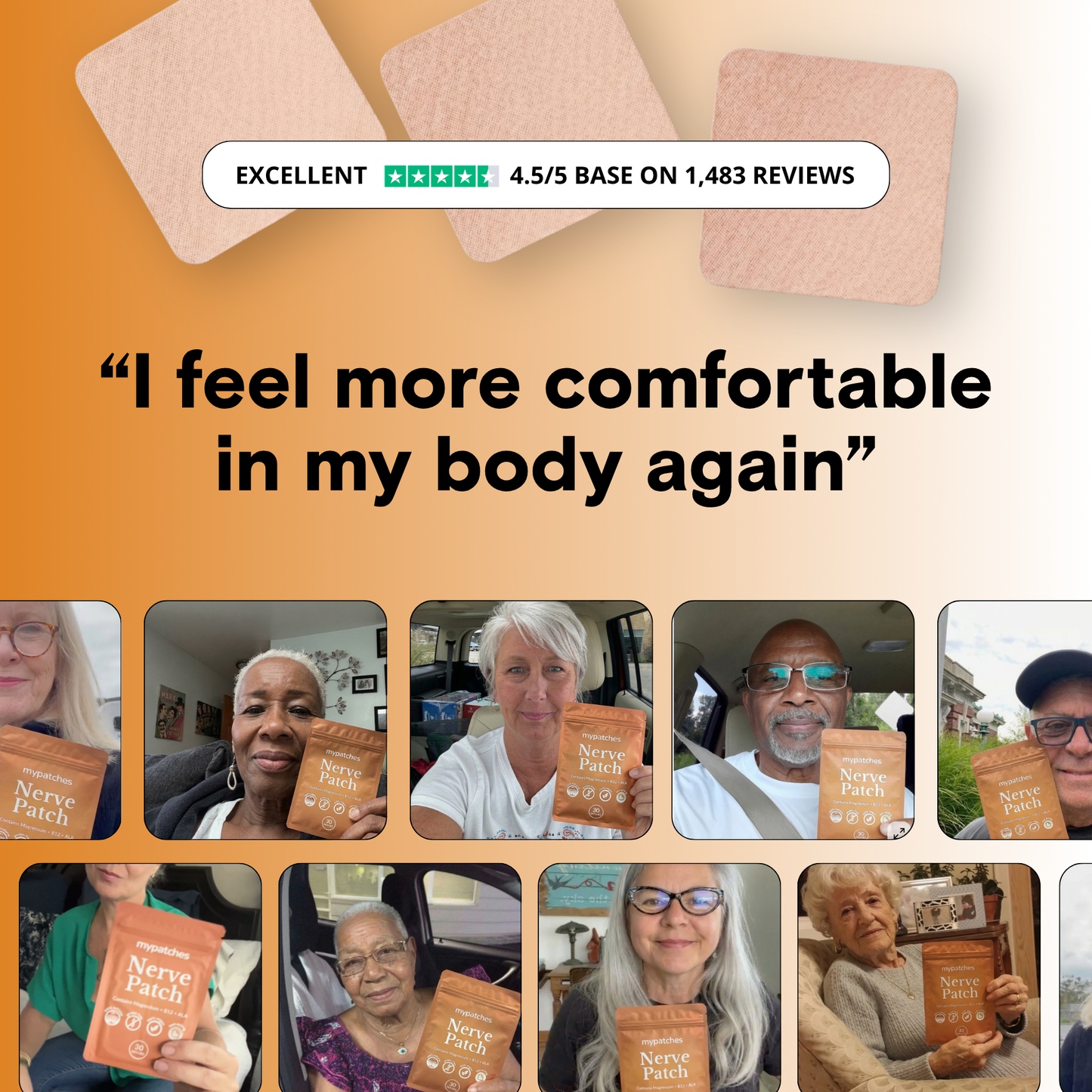 Nerve Patch - Comfort & Support Patch.. Position 4