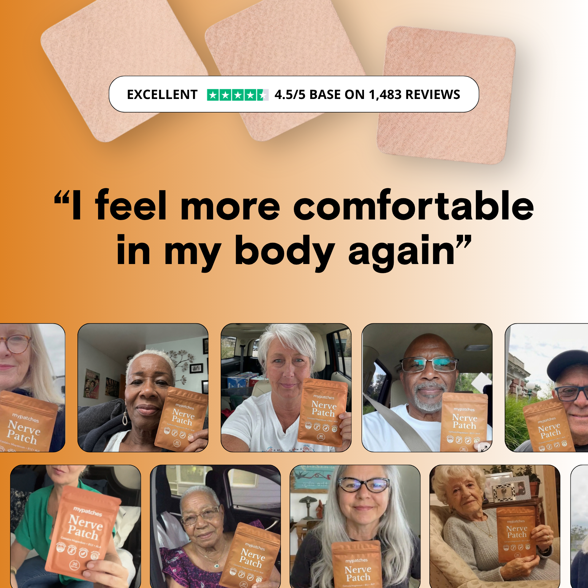Nerve Patch - Comfort & Support Patch.. Position 4