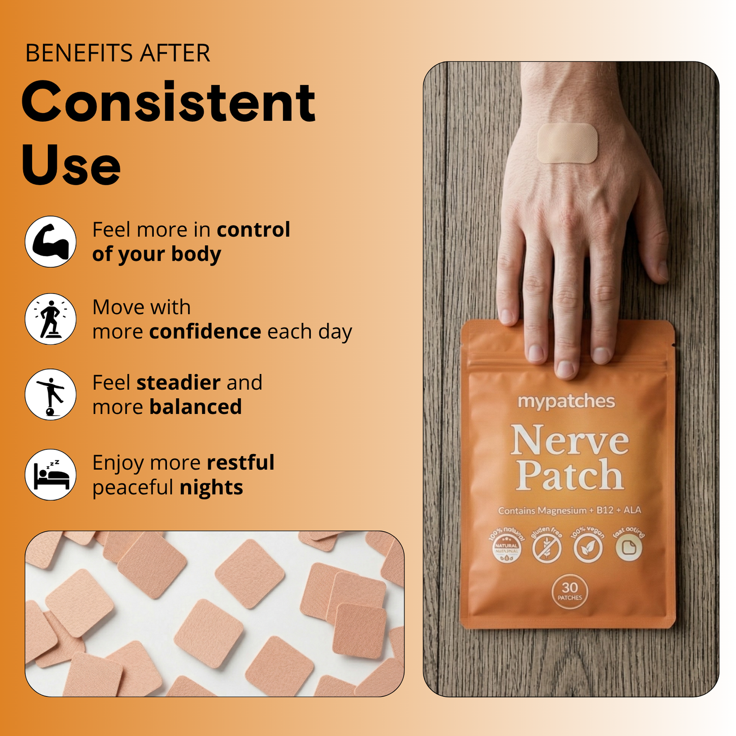 Nerve Patch - Comfort & Support Patch.. Position 5